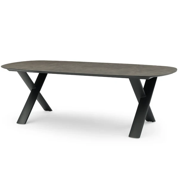 Albatross 3.1m Extendable Outdoor Dining Table Organic - Charcoal